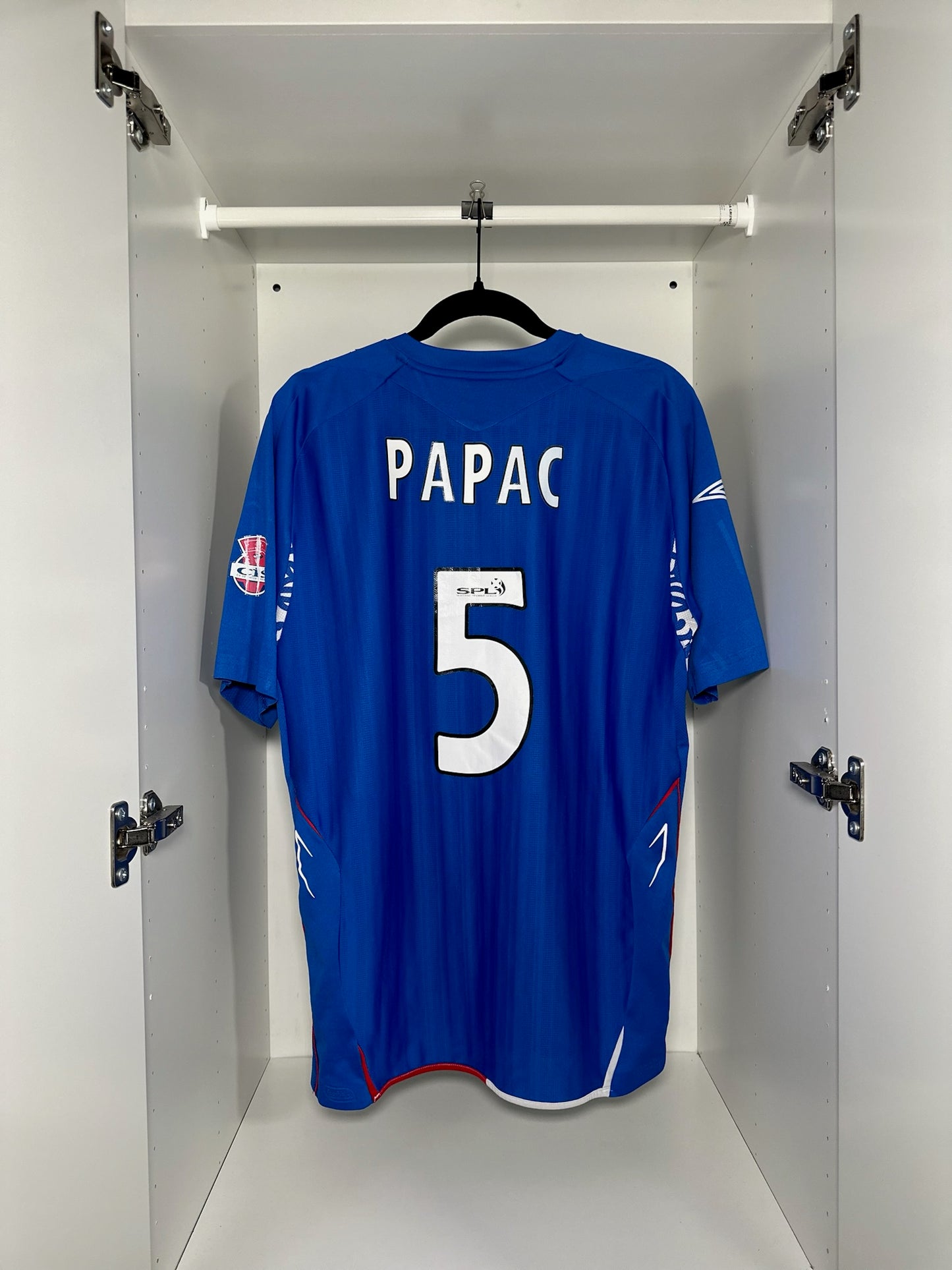 Glasgow Rangers Papac #5 - Umbro - 2007/2008 - HOME Kit
