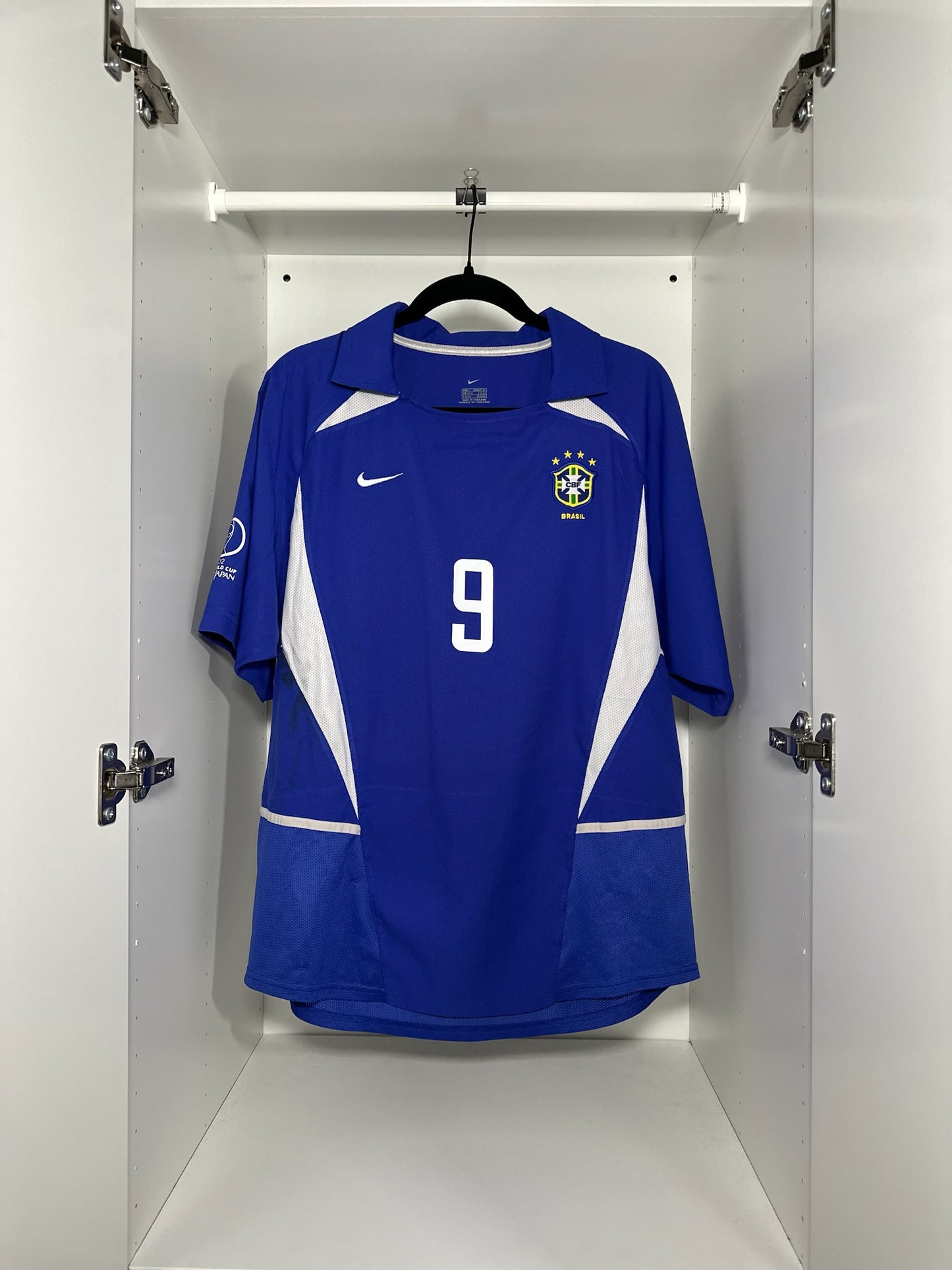 Brazil Ronaldo #9 - Nike - 2002/2003 - AWAY Kit