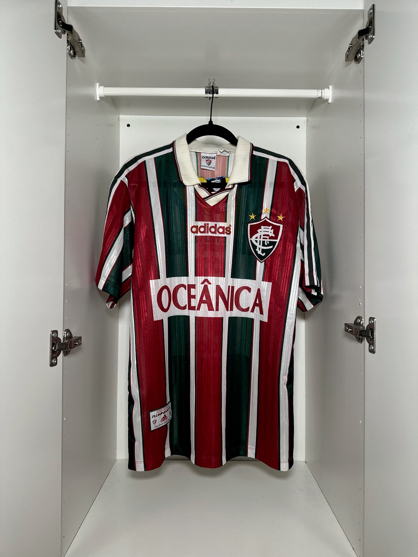 Fluminense #7 - adidas - 1997/1998 - HOME Kit