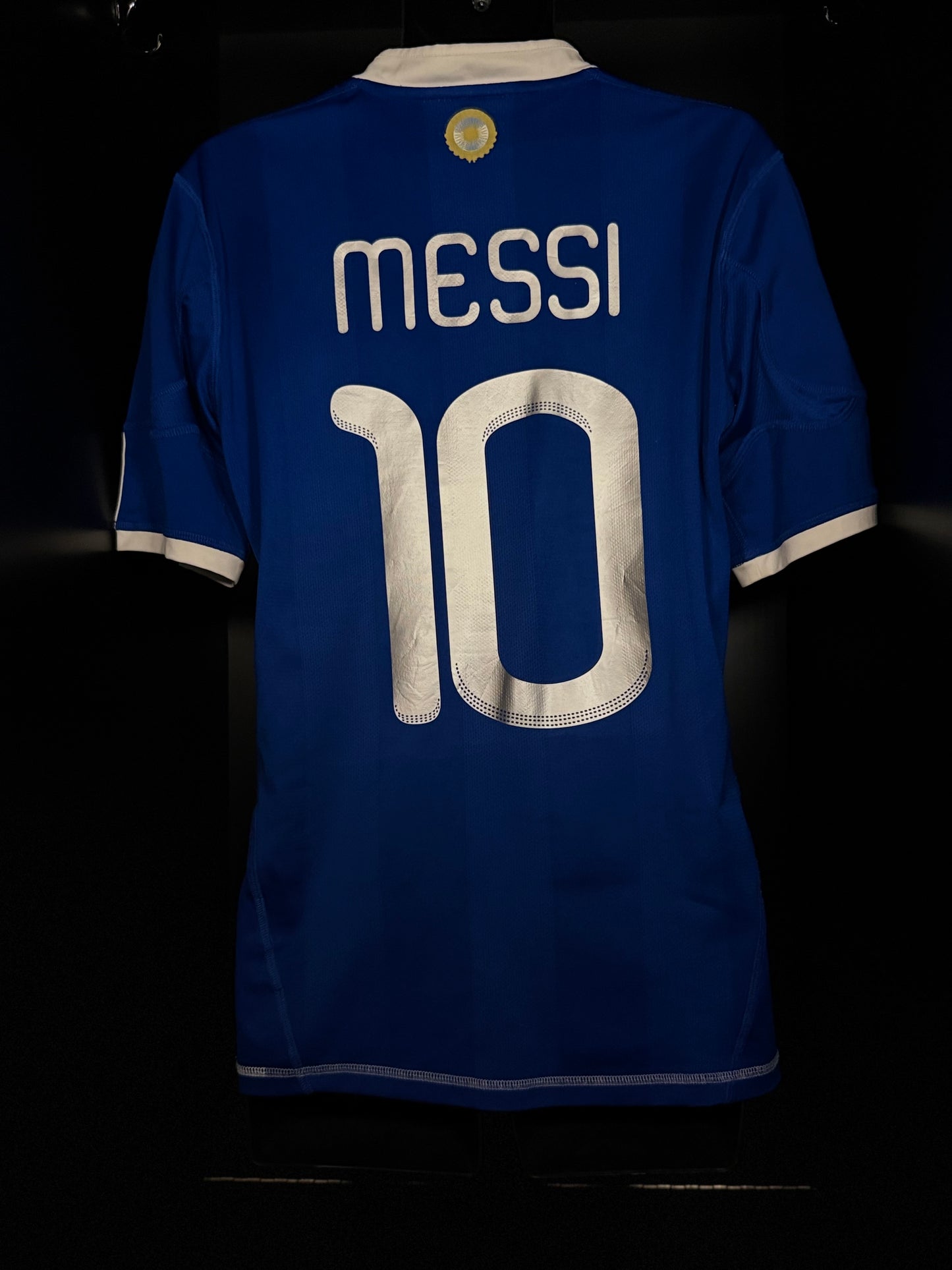 2010-2011 Argentina Messi AWAY Kit Soccer Jersey Shirt adidas Medium Authentic