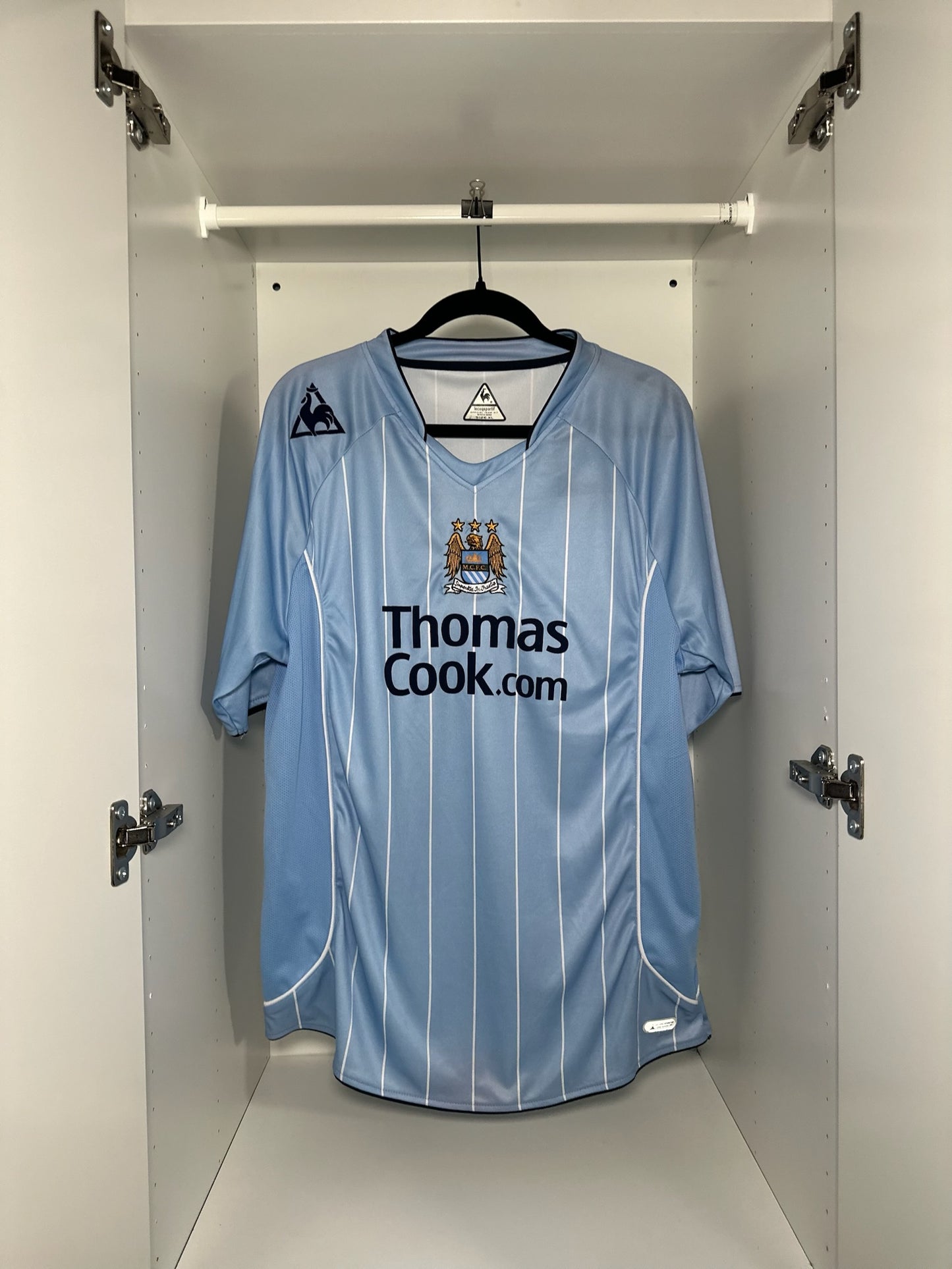 Manchester City - Le Coq Sportif - 2007/2008 - HOME Kit