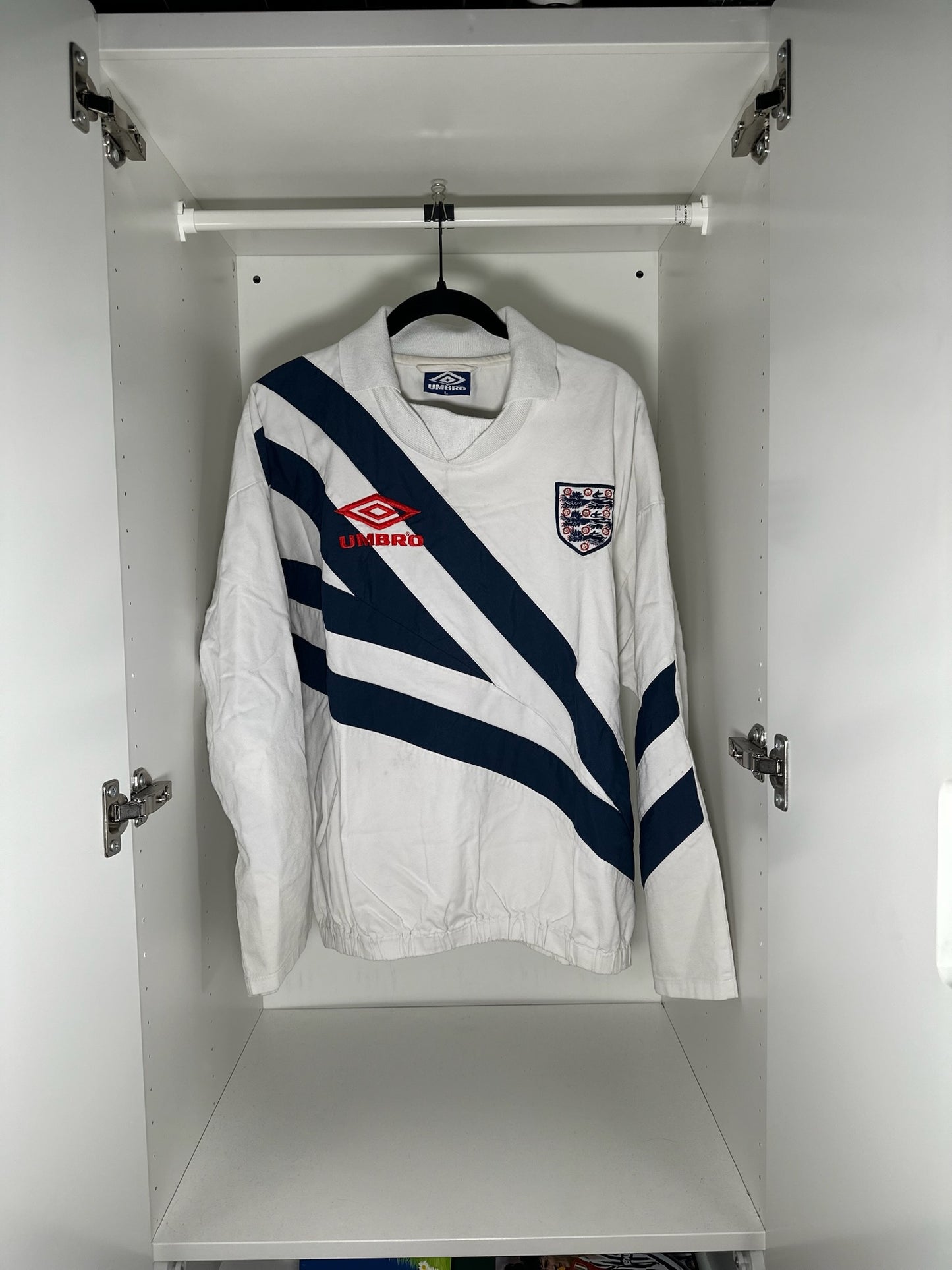 England - Umbro - 1993/1994 - TRAINING "Cotton Drill" Top