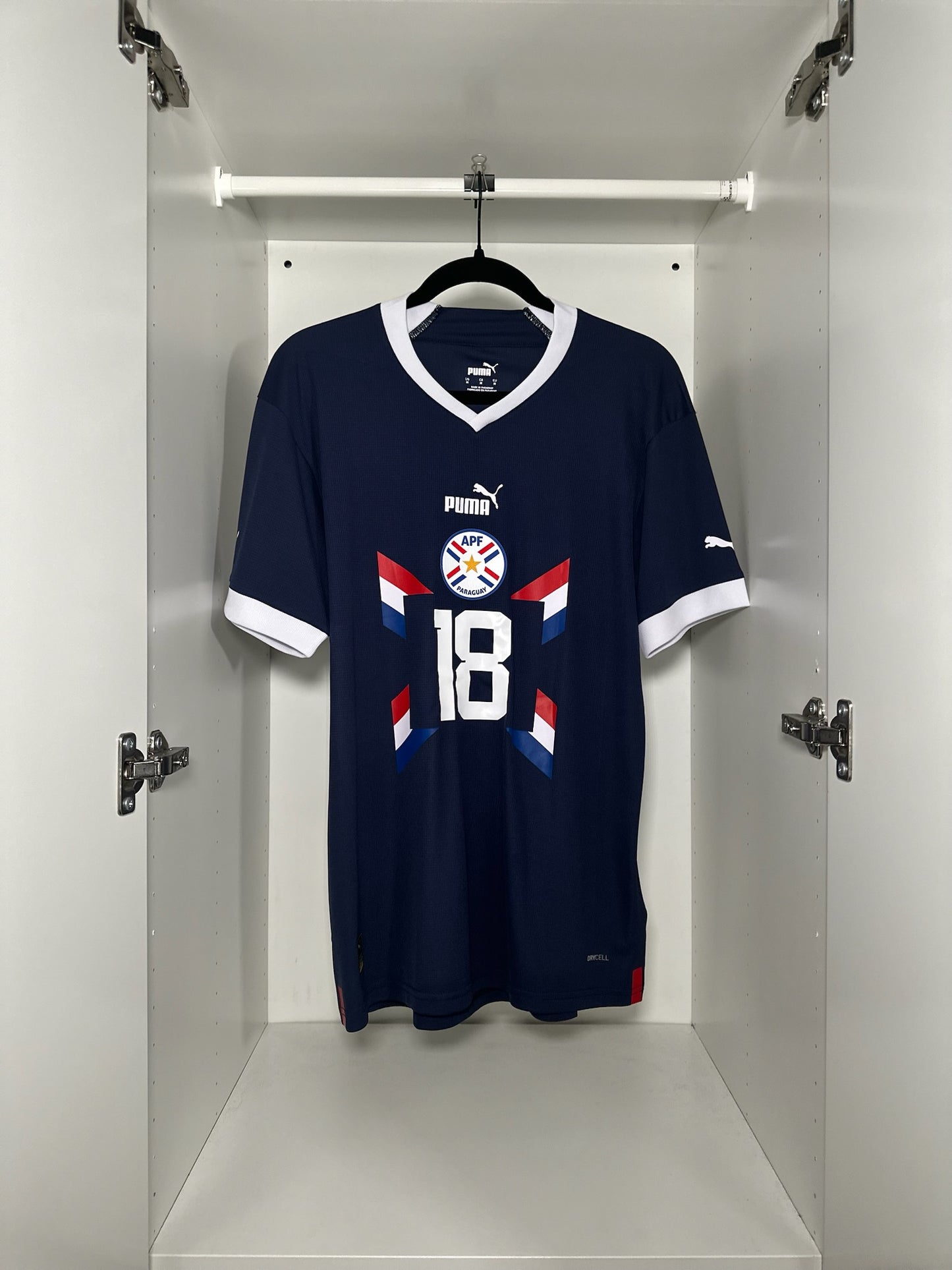 Paraguay WYNT U-16 L. Martinez #18 - Puma - 2022/2023 - AWAY Kit