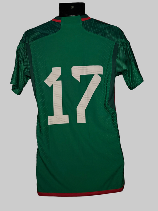 2022-2023 Mexico HOME Kit Soccer Jersey Shirt adidas Small Authentic