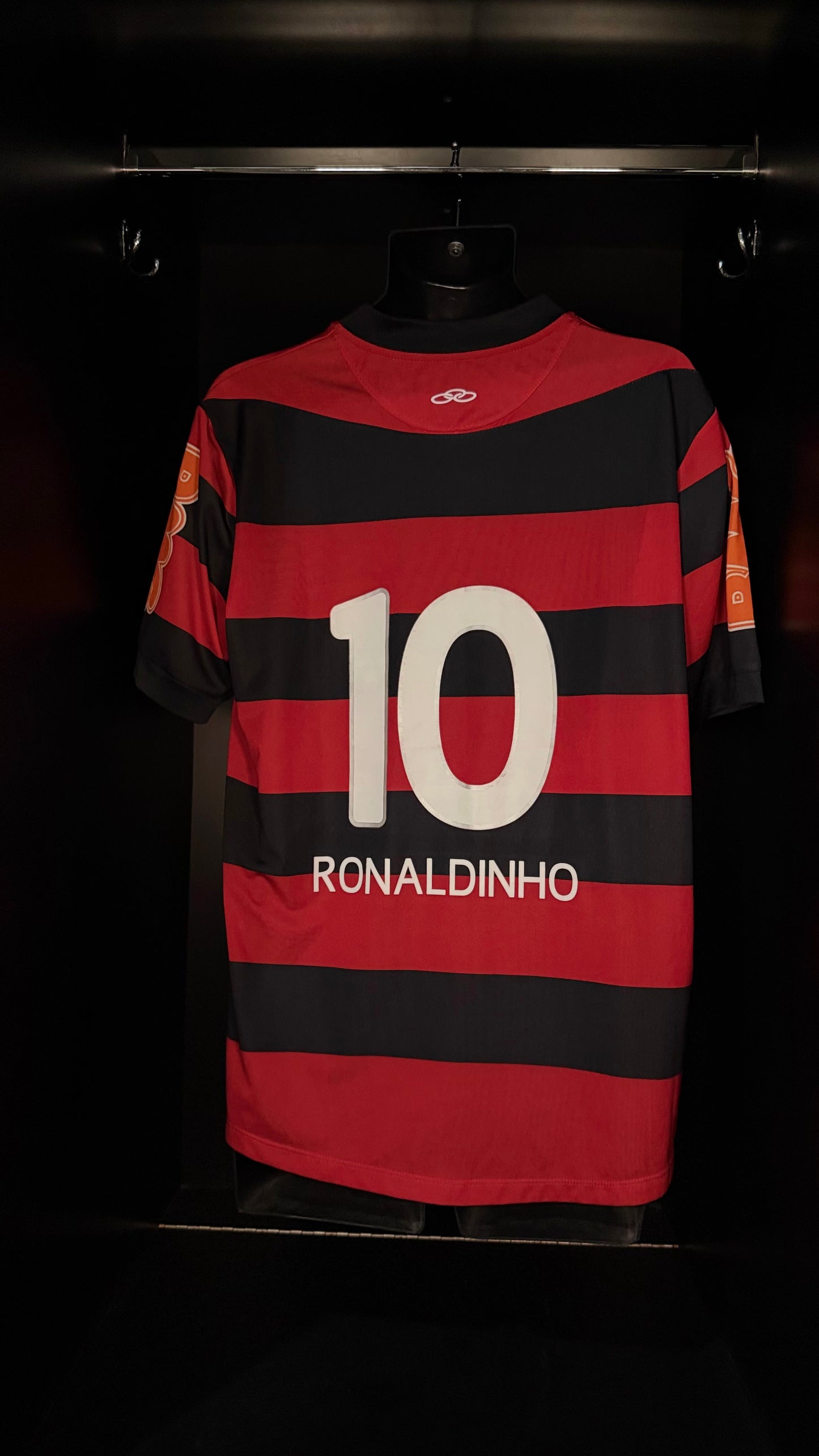 2011-2012 Flamengo Ronaldinho HOME Kit Soccer Jersey Football Kit Olympikus Large Authentic