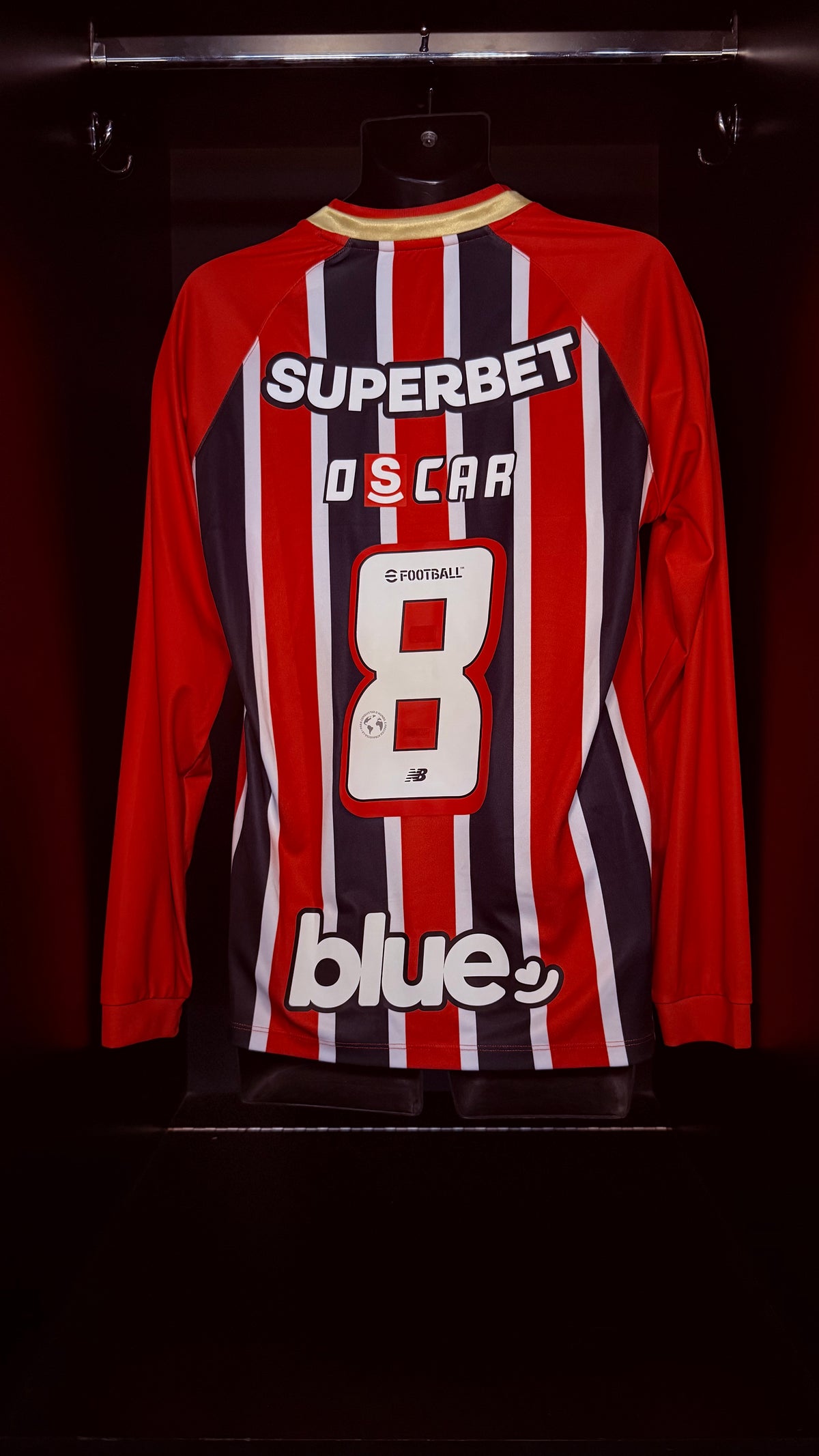 2025-2026 São Paulo FC Oscar AWAY Kit Soccer Jersey Football Shirt New Balance Medium Authentic