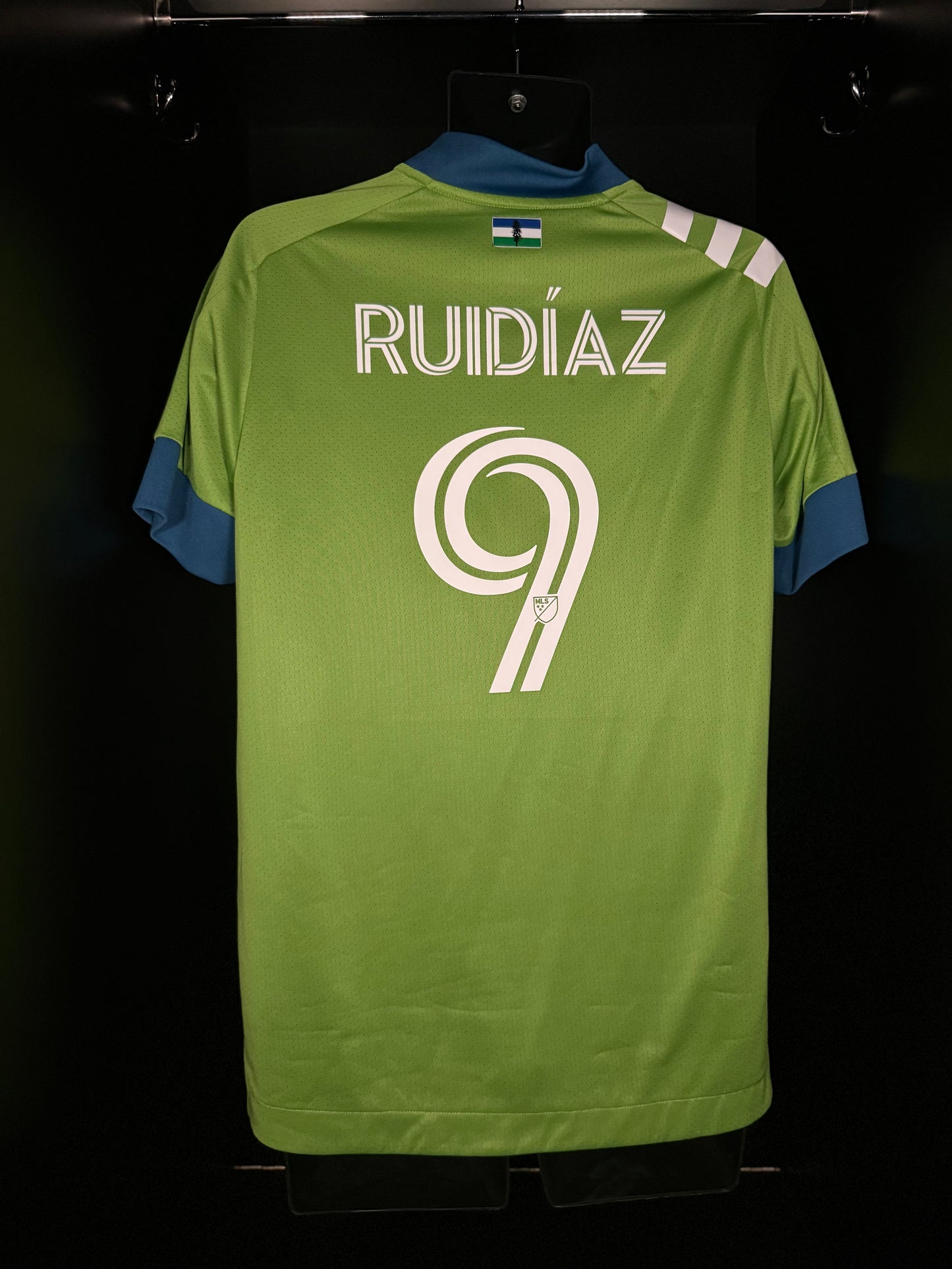2020-2021 Seattle Sounders Ruidiaz HOME Kit Soccer Jersey Shirt adidas Medium Authentic