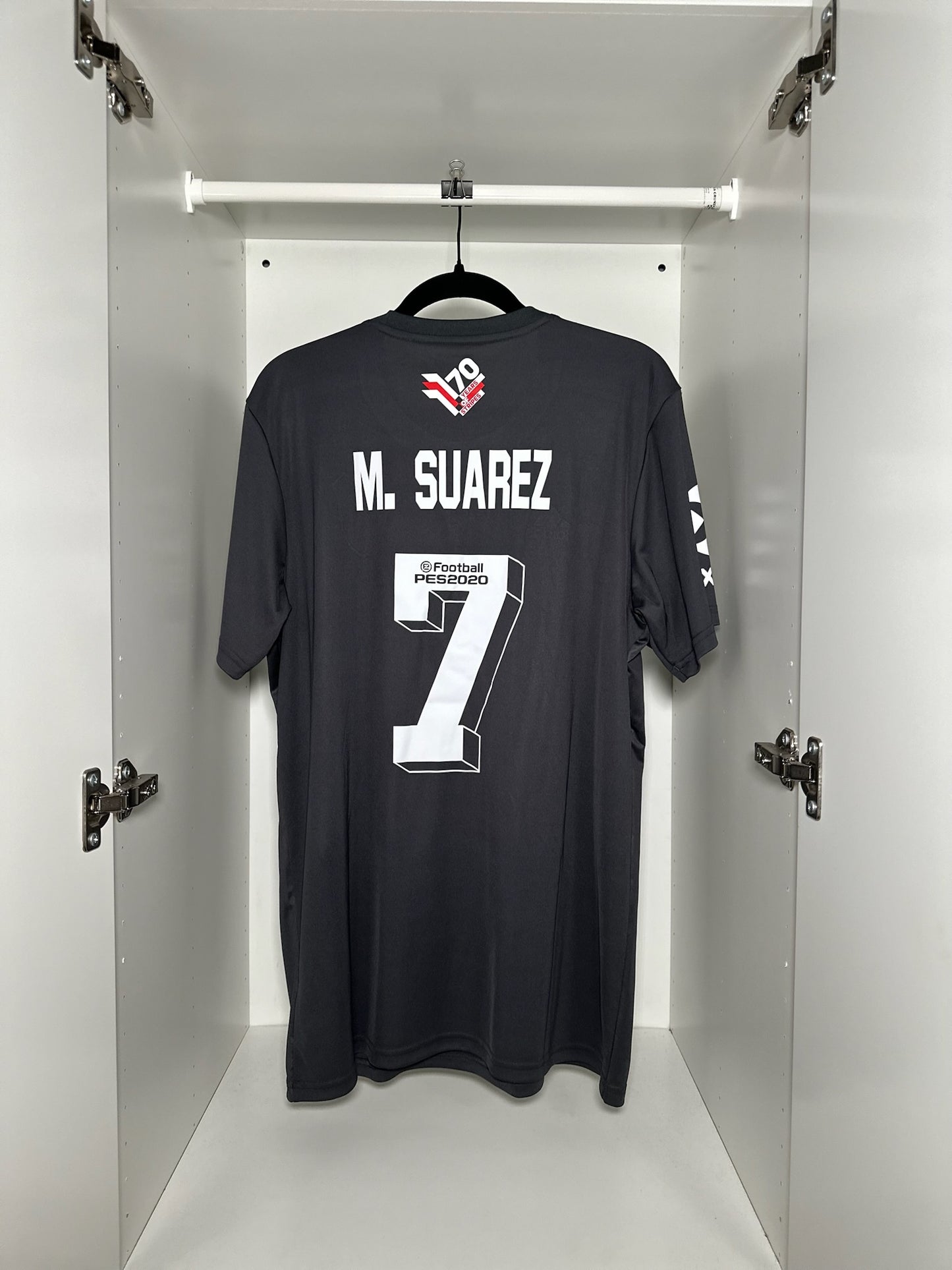 River Plate M. Suarez #7 - adidas - 2019 - SPECIAL EDITION "70 years of stripes" Kit