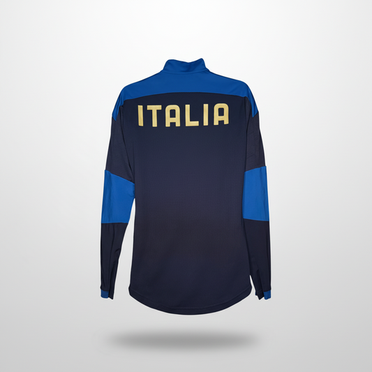 2020-2021 Italy 1/4 Zip TOP JACKET Soccer Puma Small Authentic