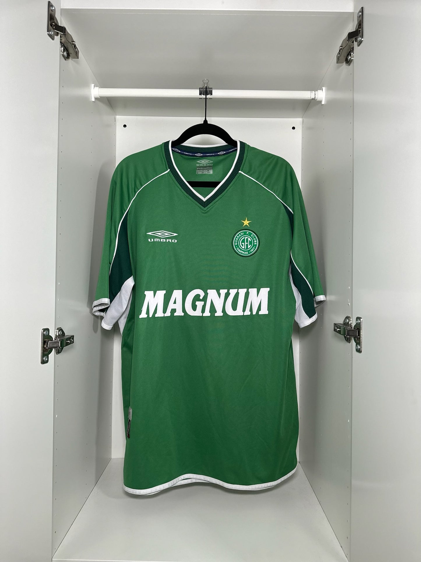 Guarani FC Leo Aro/Brener #9 - Umbro - 2002/2003 - HOME Kit