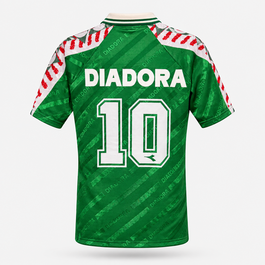 1997-1998 XV de Novembro AWAY Kit Soccer Jersey Football Shirt Diadora Large