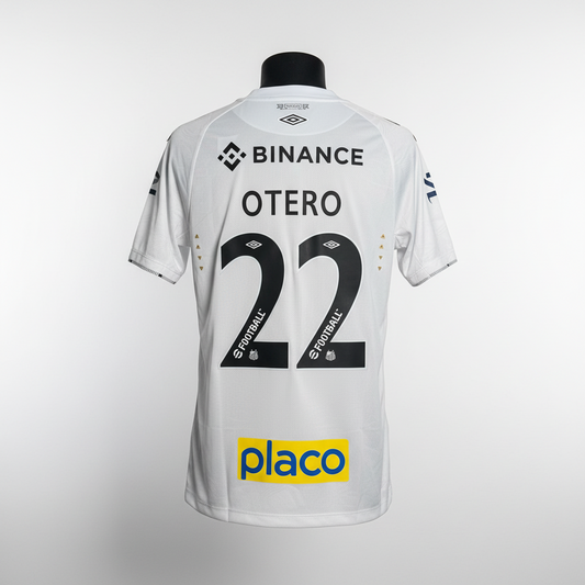 2024-2025 Santos Otero HOME Kit Soccer Jersey Football Shirt Umbro Medium Authentic
