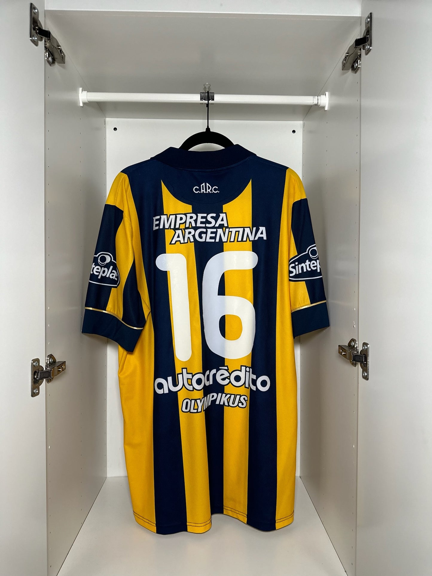 Rosario Central #16 - Olympikus - 2013/2014 - HOME Kit