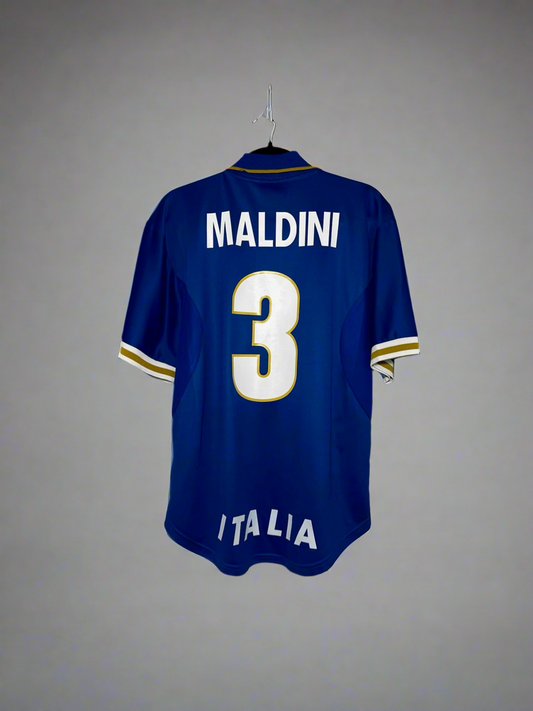Italy Maldini #3 - Nike - 1996/1997 - HOME Kit