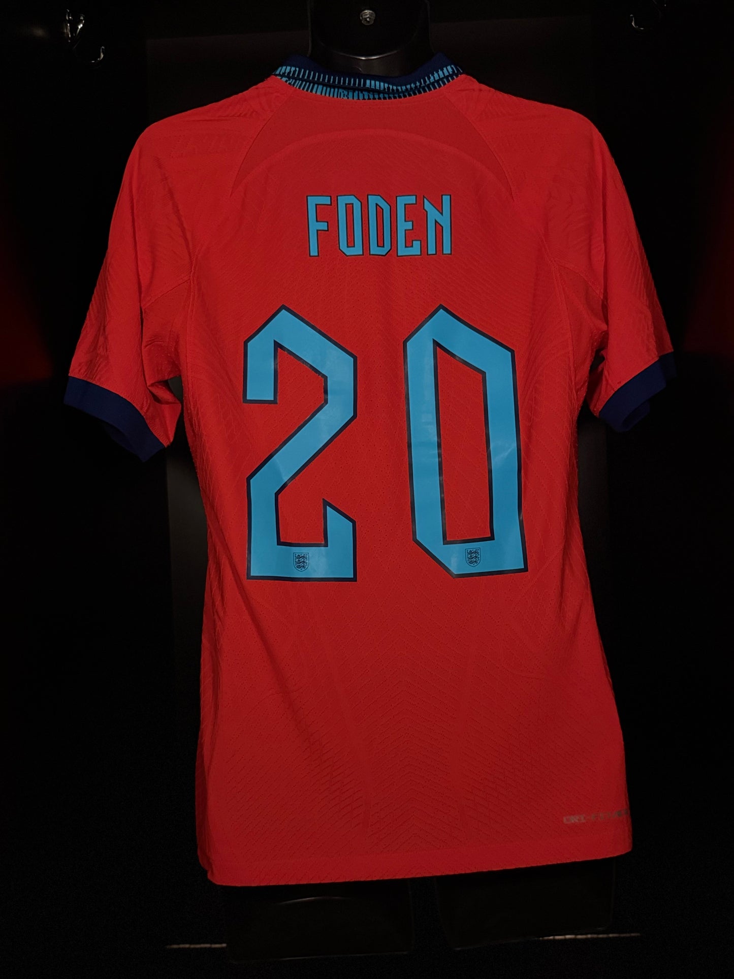 2022-2023 England Foden AWAY Kit Soccer Jersey Shirt Nike Small Authentic