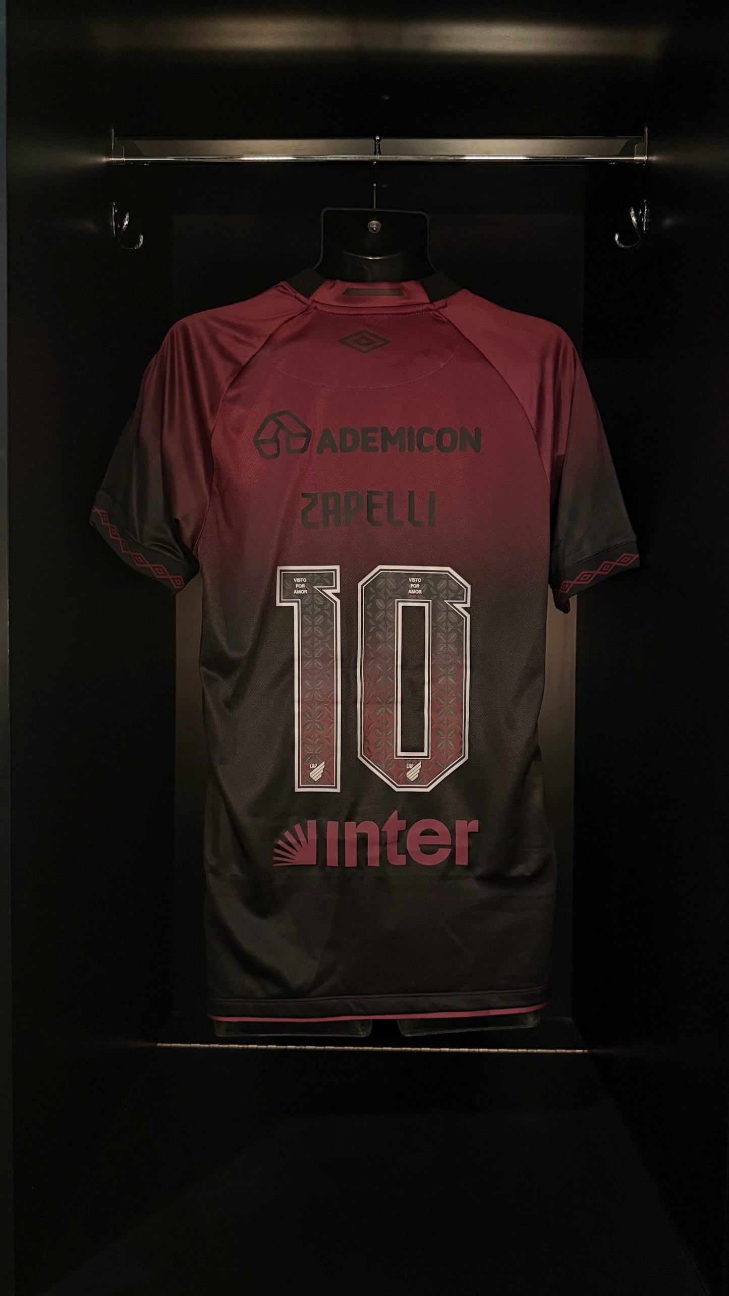 2025-2026 Athletico (PR) Paranaense Zapelli THIRD Kit Soccer Jersey Football Shirt Umbro Medium Authentic