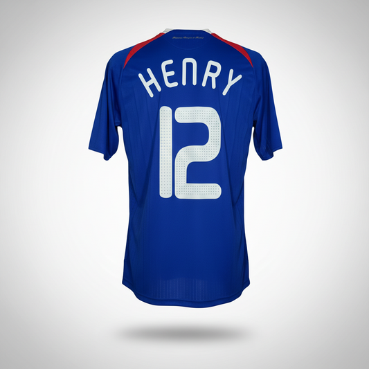 2008-2009 France Henry HOME Kit Soccer Jersey Shirt adidas Youth XL Authentic