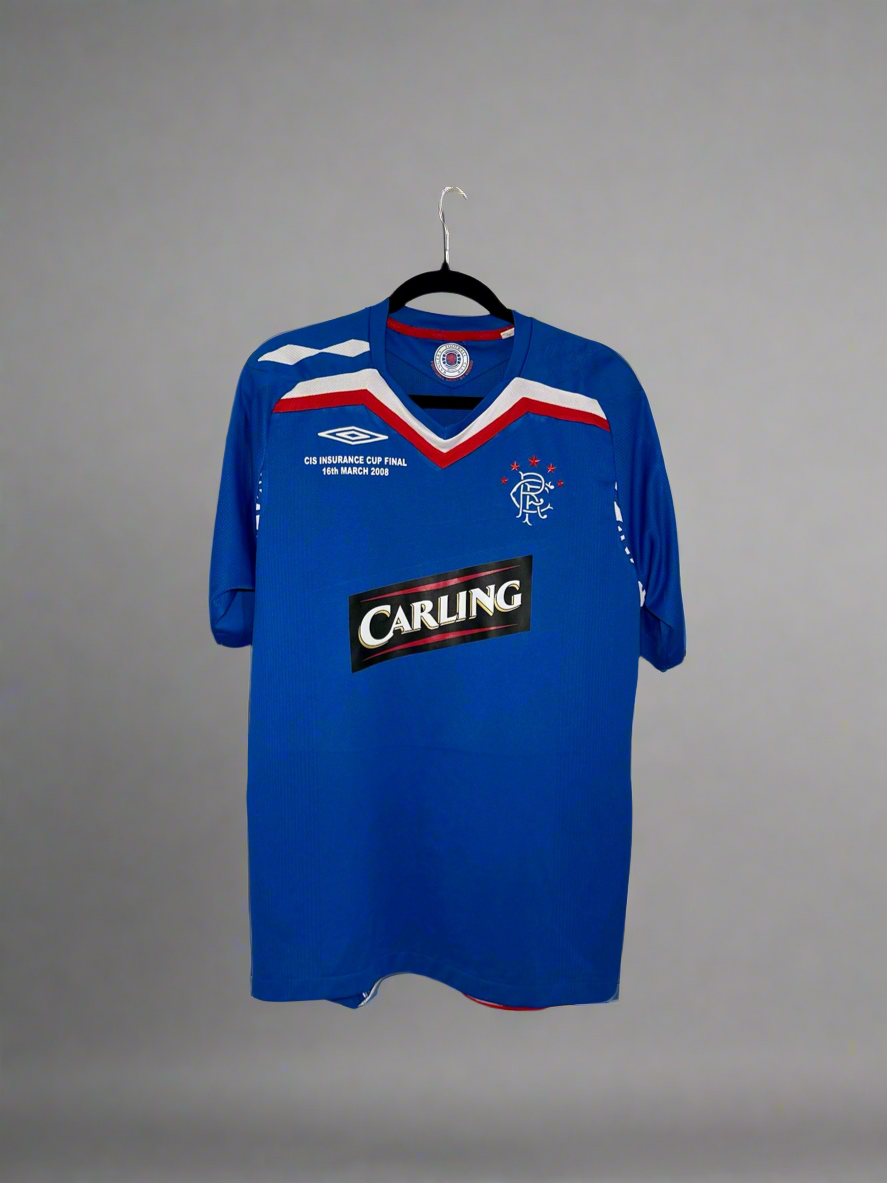 Glasgow Rangers Papac #5 - Umbro - 2007/2008 - HOME Kit