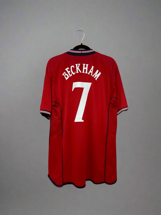 England Beckham #7 - Umbro - 2002/2003 - AWAY Reversible Kit