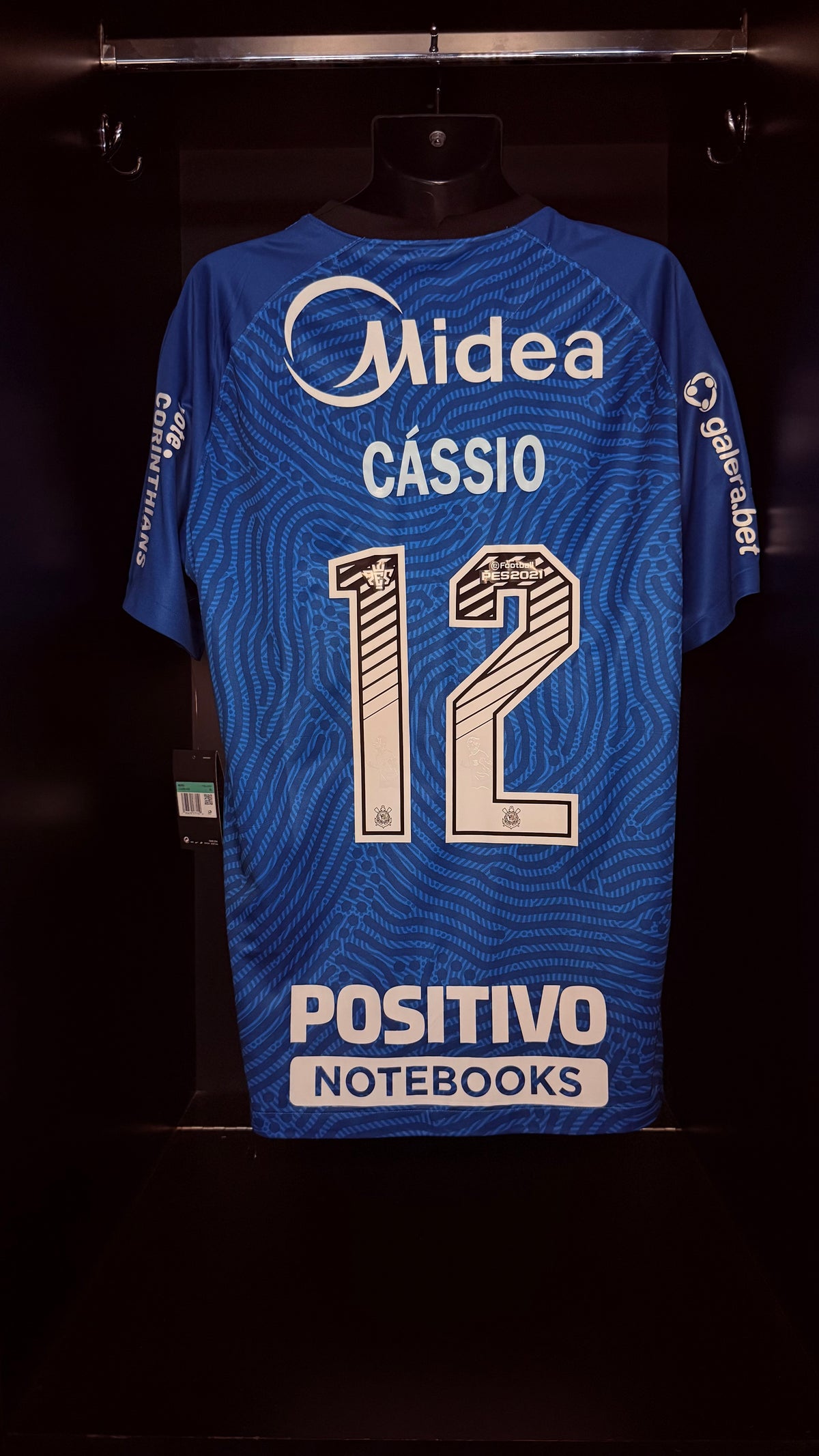 2020-2021 Corinthians Cassio GK Kit Soccer Jersey Football Shirt Nike XL Authentic