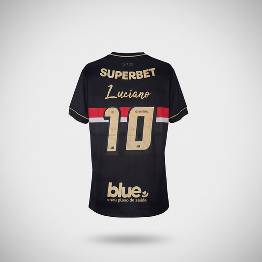 2025-2026 Sao Paulo FC Luciano THIRD Kit Soccer Jersey Football Shirt New Balance Large Authentic