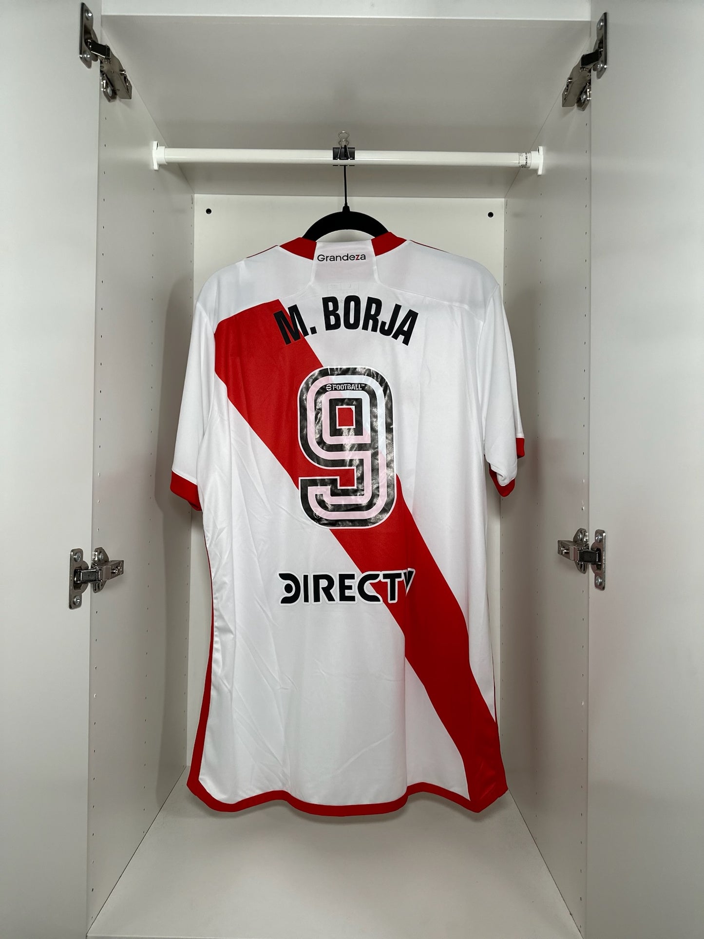 River Plate M. Borja #9 - adidas - 2023/2024 - HOME Kit