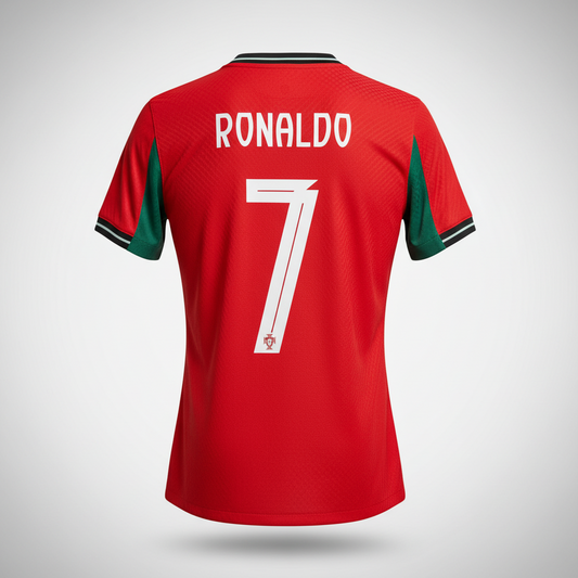2025-2026 Portugal Ronaldo HOME Kit Soccer Jersey Football Shirt Puma Medium Authentic