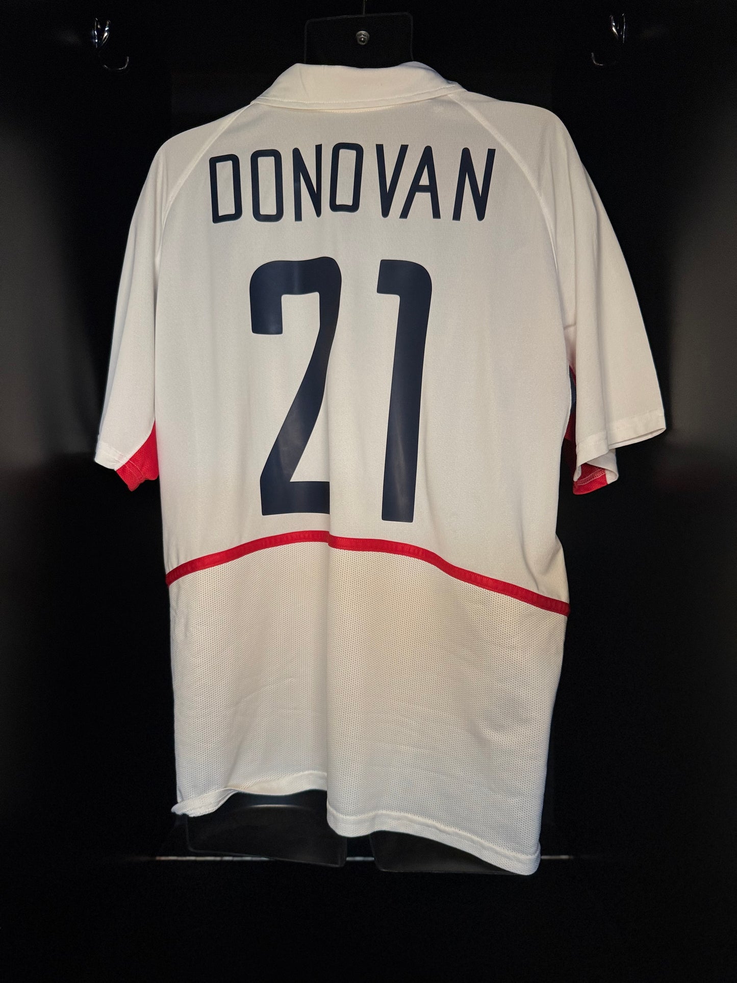 2002-2003 United States (USA) Donovan - HOME Kit Soccer Jersey Football Shirt Nike Large Authentic