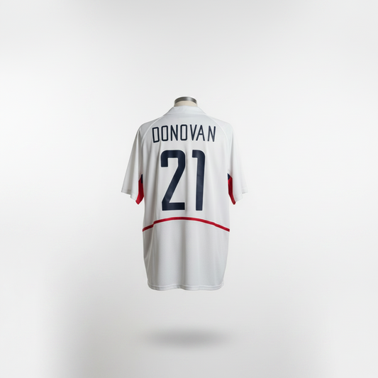 2002-2003 United States (USA) Donovan - HOME Kit Soccer Jersey Football Shirt Nike Large Authentic