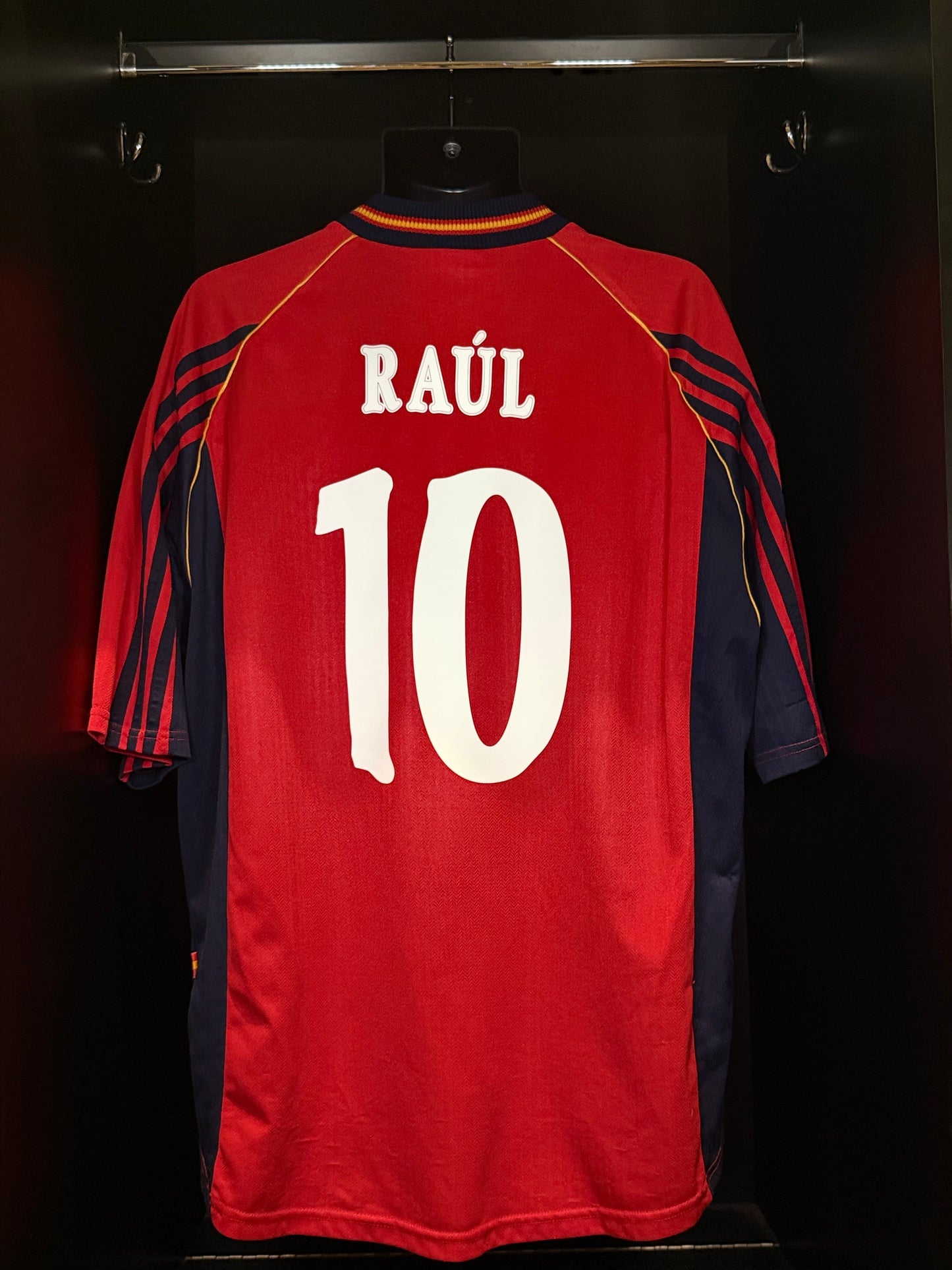 1998-1999 Spain (España) Raul HOME Kit Soccer Jersey Shirt adidas XL Authentic