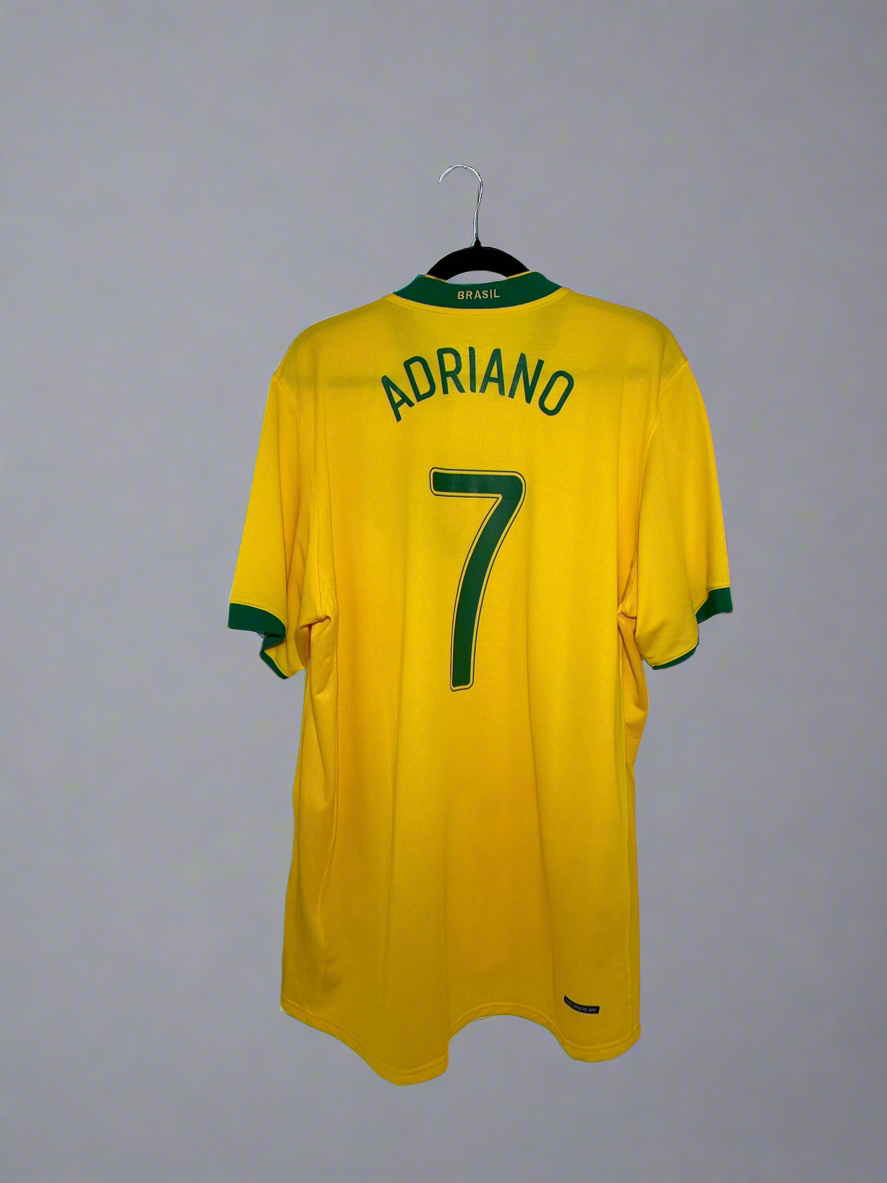Brazil Adriano #7 - Nike - 2006/2007 - HOME Kit