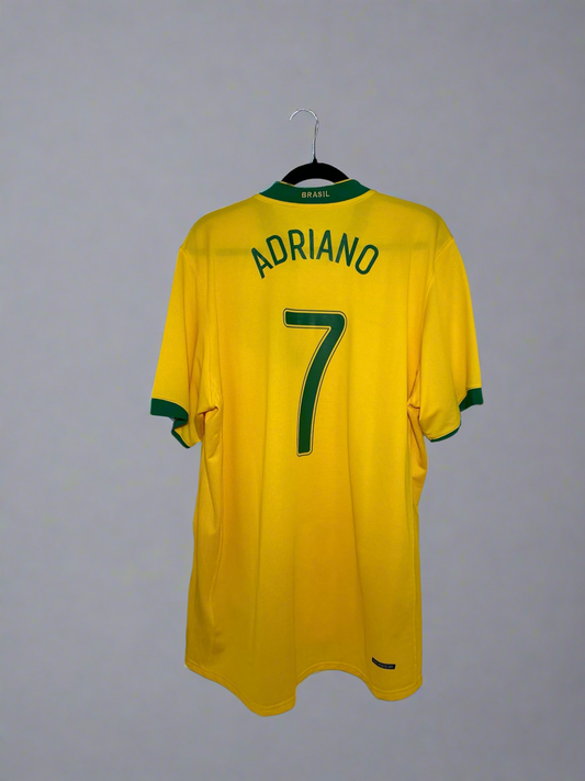 Brazil Adriano #7 - Nike - 2006/2007 - HOME Kit