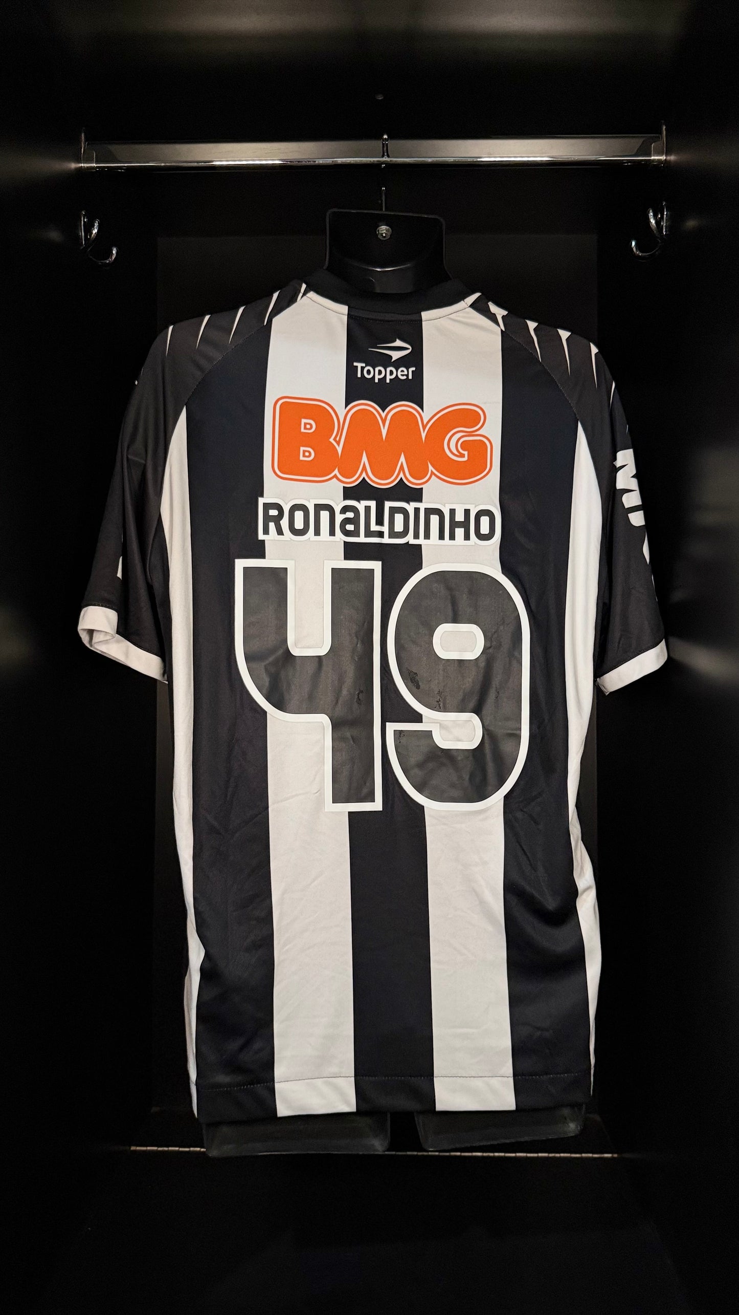 2012-2013 Atletico Mineiro Ronaldinho HOME Kit Soccer Jersey Football Shirt Topper Large Authentic