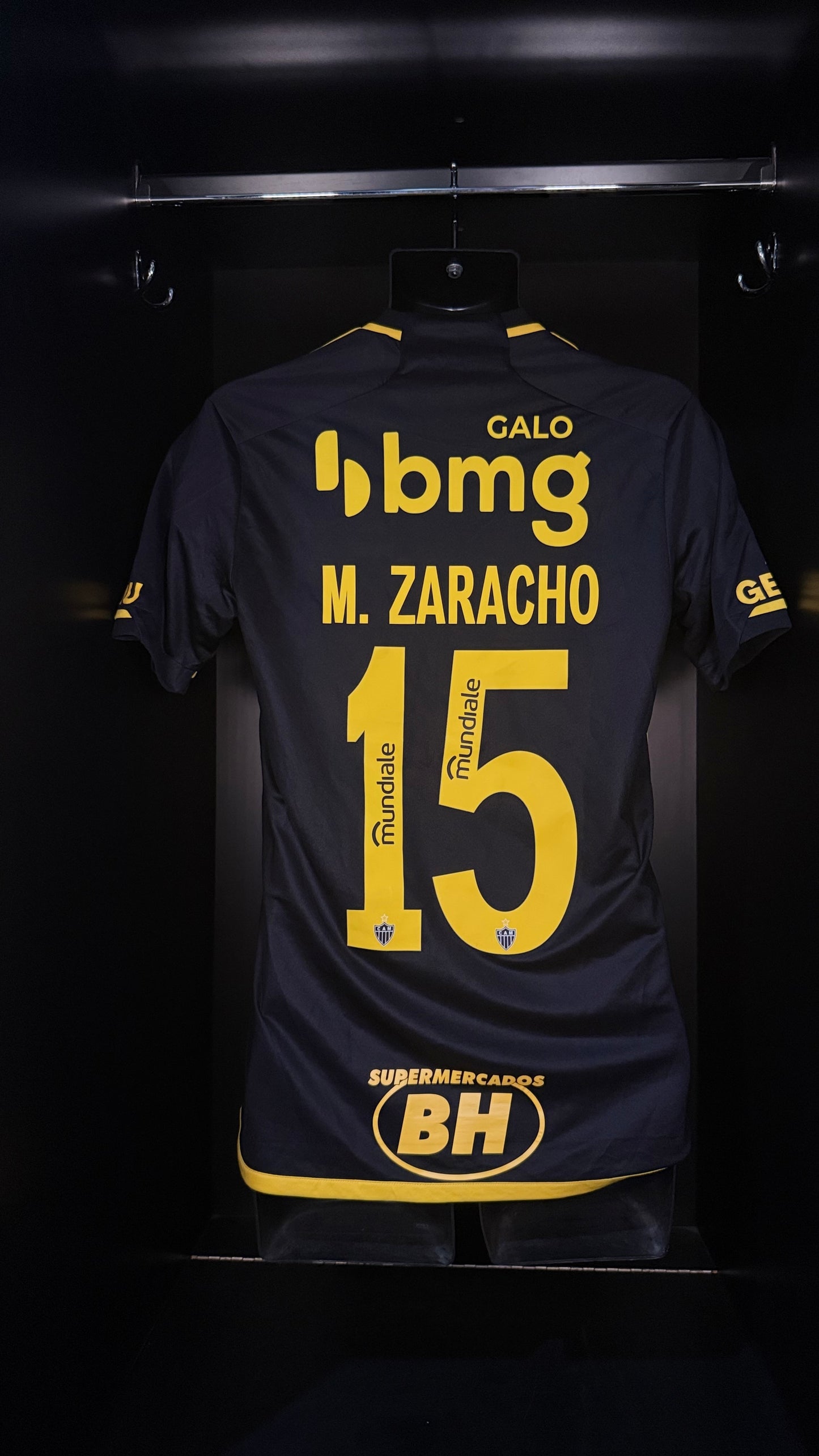 2023-2024 Atletico Mineiro M. Zaracho THIRD Kit Soccer Jersey Football Shirt adidas Small Authentic