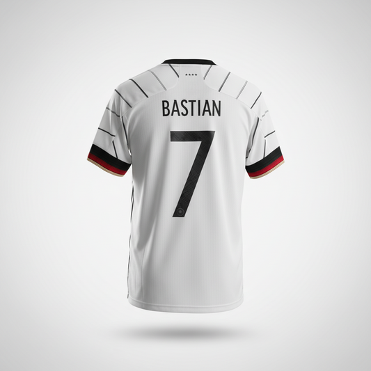 2020-2021 Germany Bastian HOME Kit Soccer Jersey Shirt adidas Large Authentic