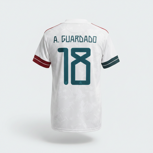 2020-2021 Mexico A. Guardado AWAY Kit Soccer Jersey Football Shirt adidas Small Authentic