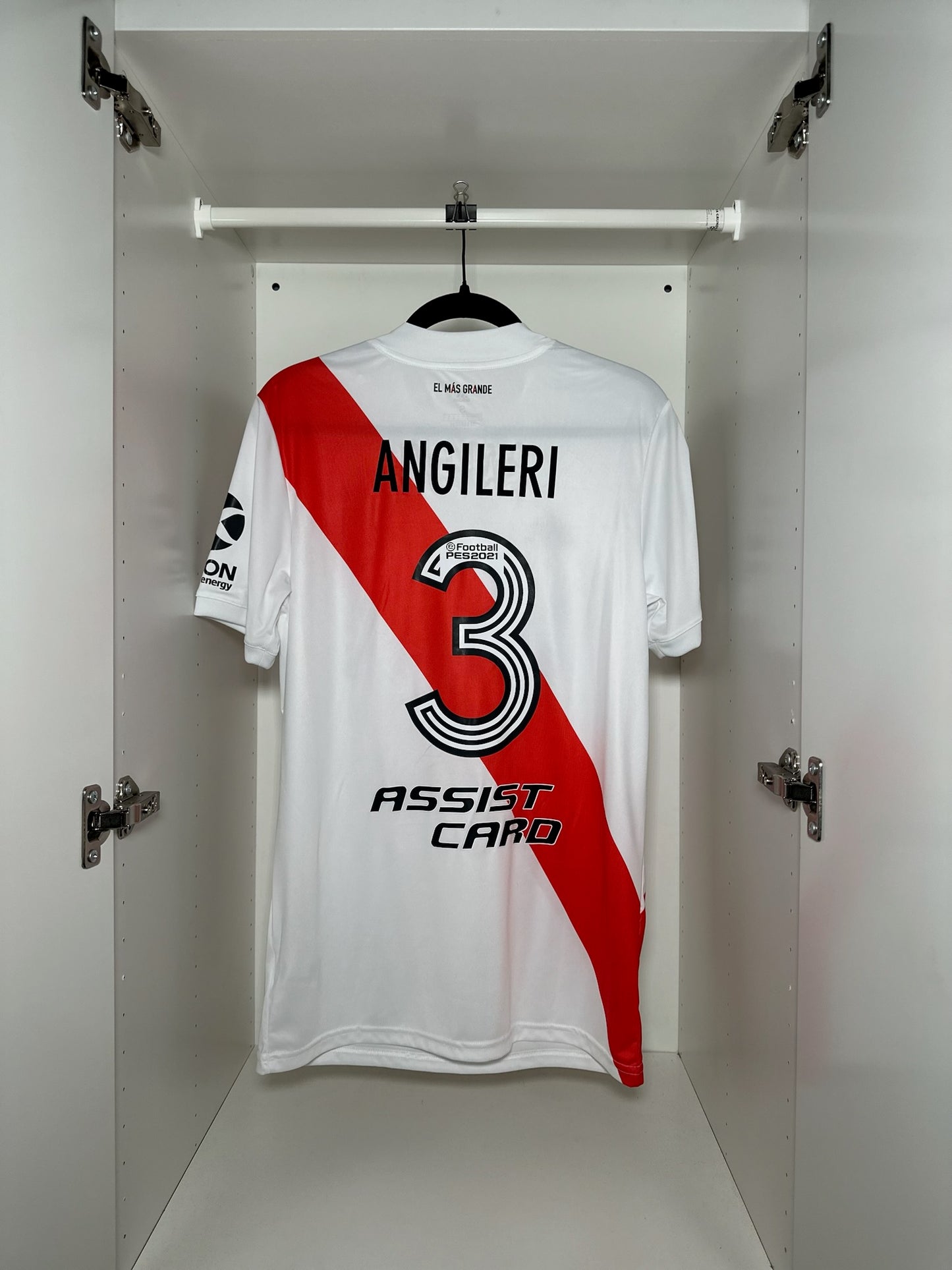 River Plate Angileri #3 - adidas - 2020/2021 - HOME Kit
