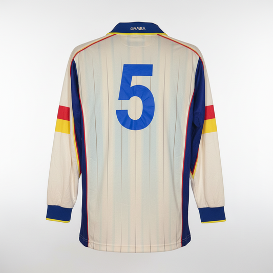 2001-2003 Gamba Osaka AWAY Kit Soccer Jersey Football Shirt Le Coq Sportif Small Authentic