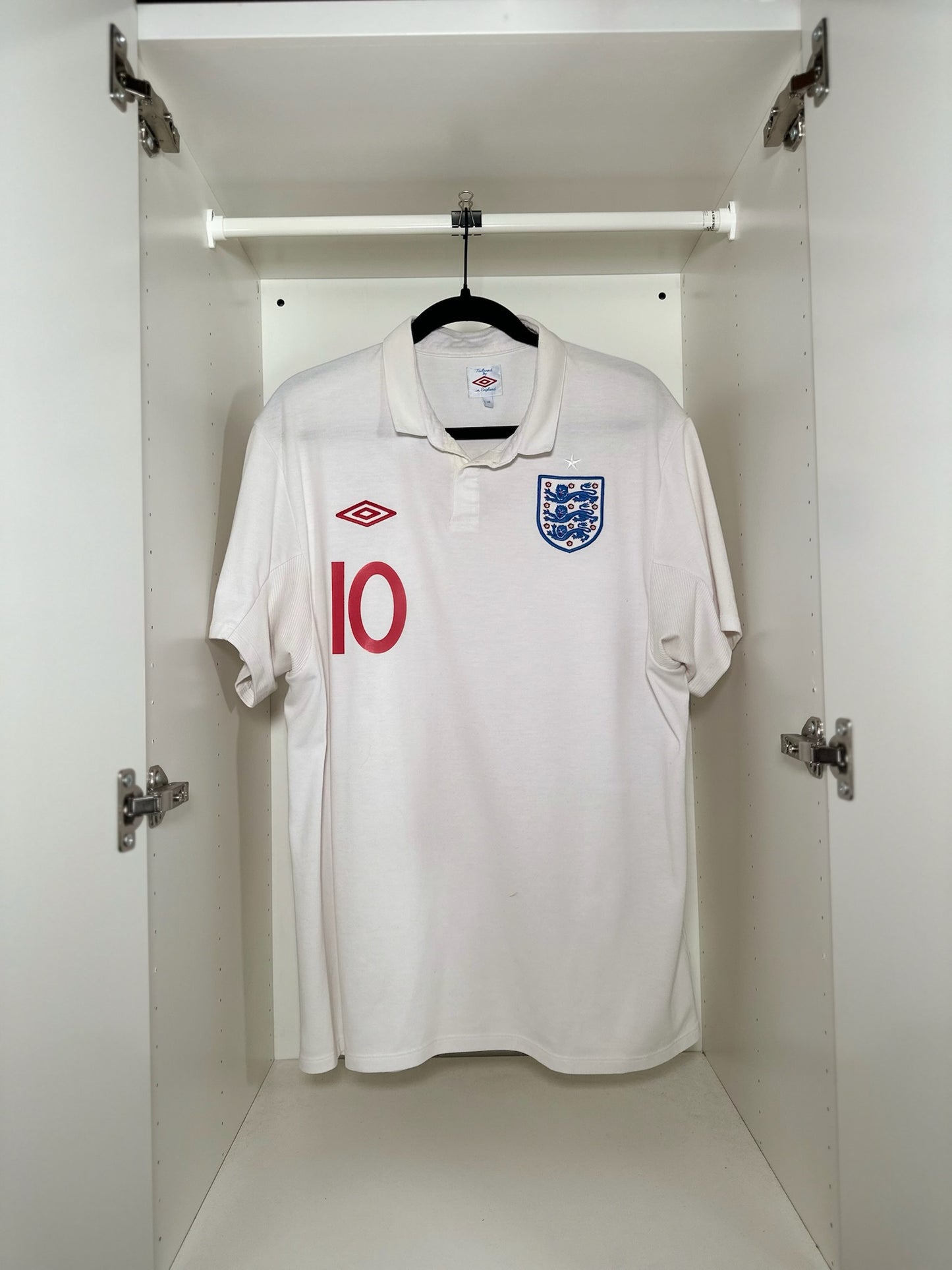 England Rooney #10 - Umbro - 2009/2010 - HOME Kit
