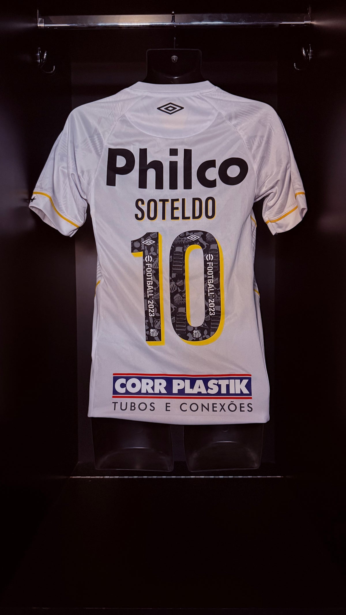 2023-2024 Santos Soteldo HOME Kit Soccer Jersey Football Shit Umbro