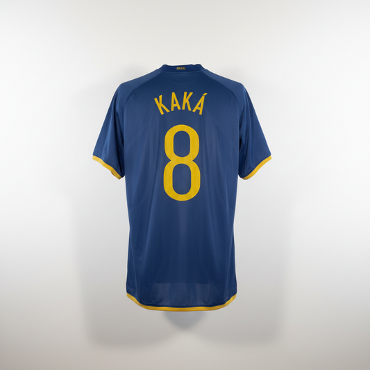 2008-2009 Brazil Kaka AWAY Kit Soccer Jersey Shirt Nike Large Authentic
