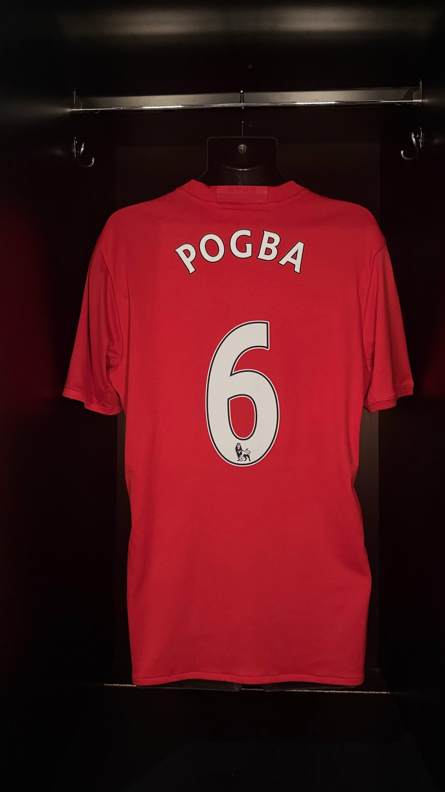 2016-2017 Manchester United Pogba HOME Kit Soccer Jersey Football Shirt adidas Large Authentic