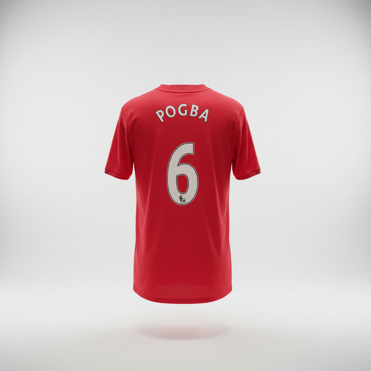 2016-2017 Manchester United Pogba HOME Kit Soccer Jersey Football Shirt adidas Large Authentic