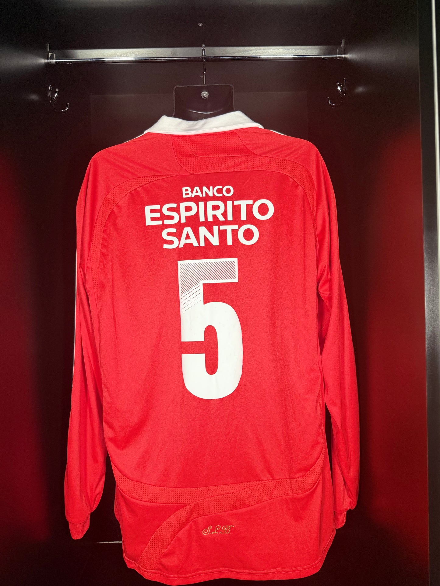 Benfica #5 - adidas - 2007/2008 - HOME Kit