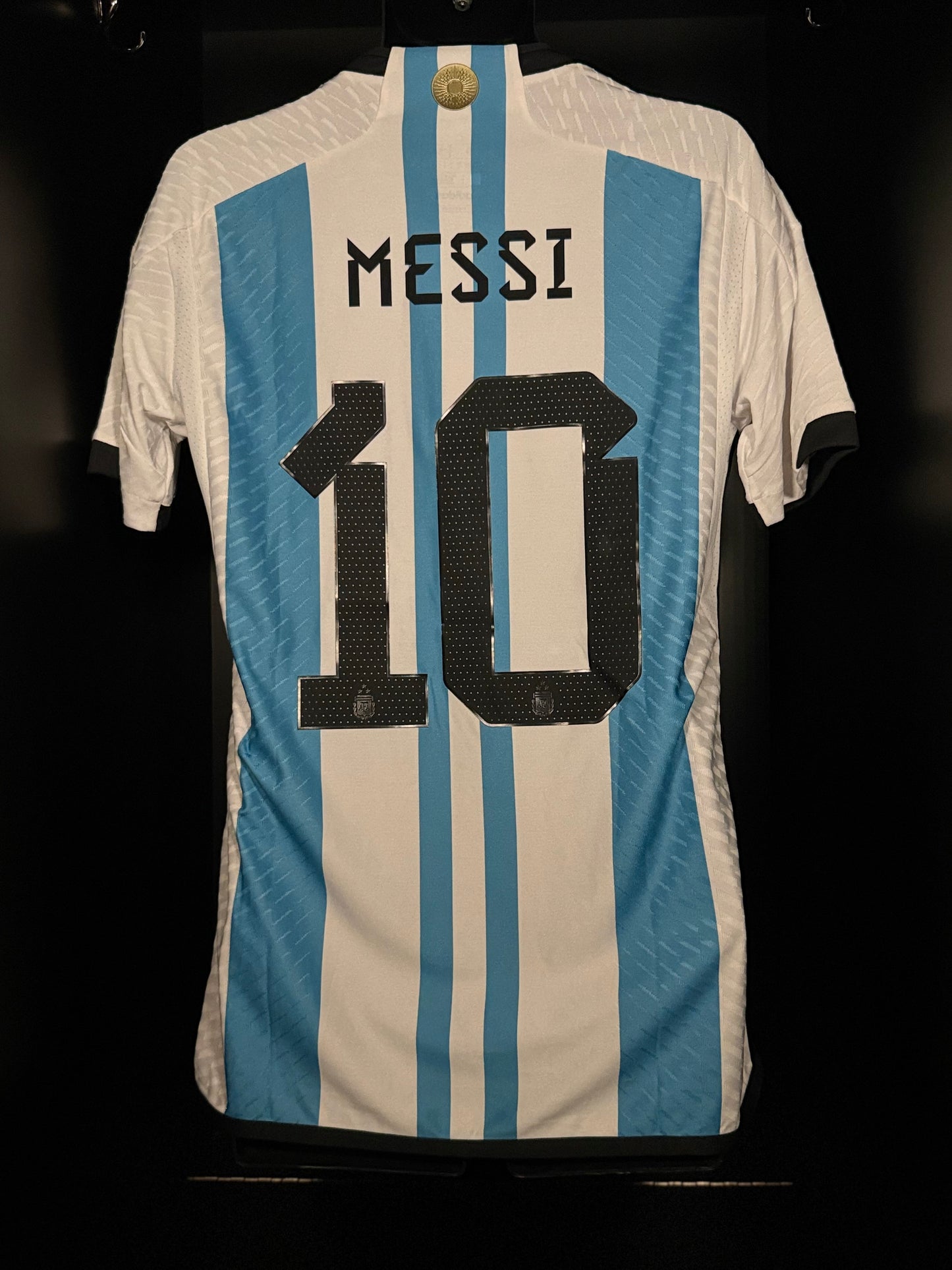 2022-2023 Argentina Messi HOME Kit Soccer Jersey Shirt adidas Small Authentic