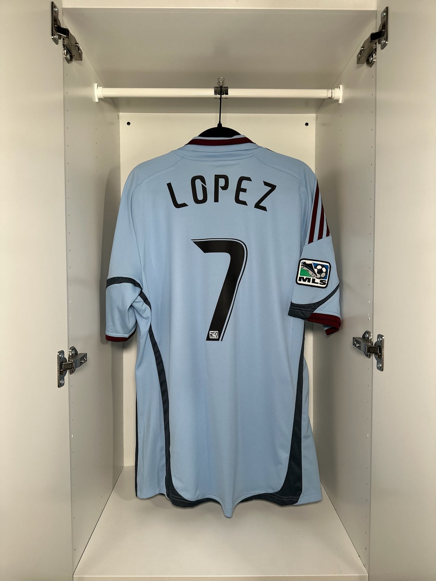 Colorado Rapids Lopez #7 - adidas - 2009/2010 - AWAY Kit