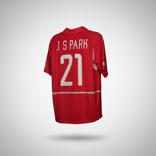 2002-2003 South Korea J S Park HOME Kit Soccer Jersey Shirt Nike Large Authentic