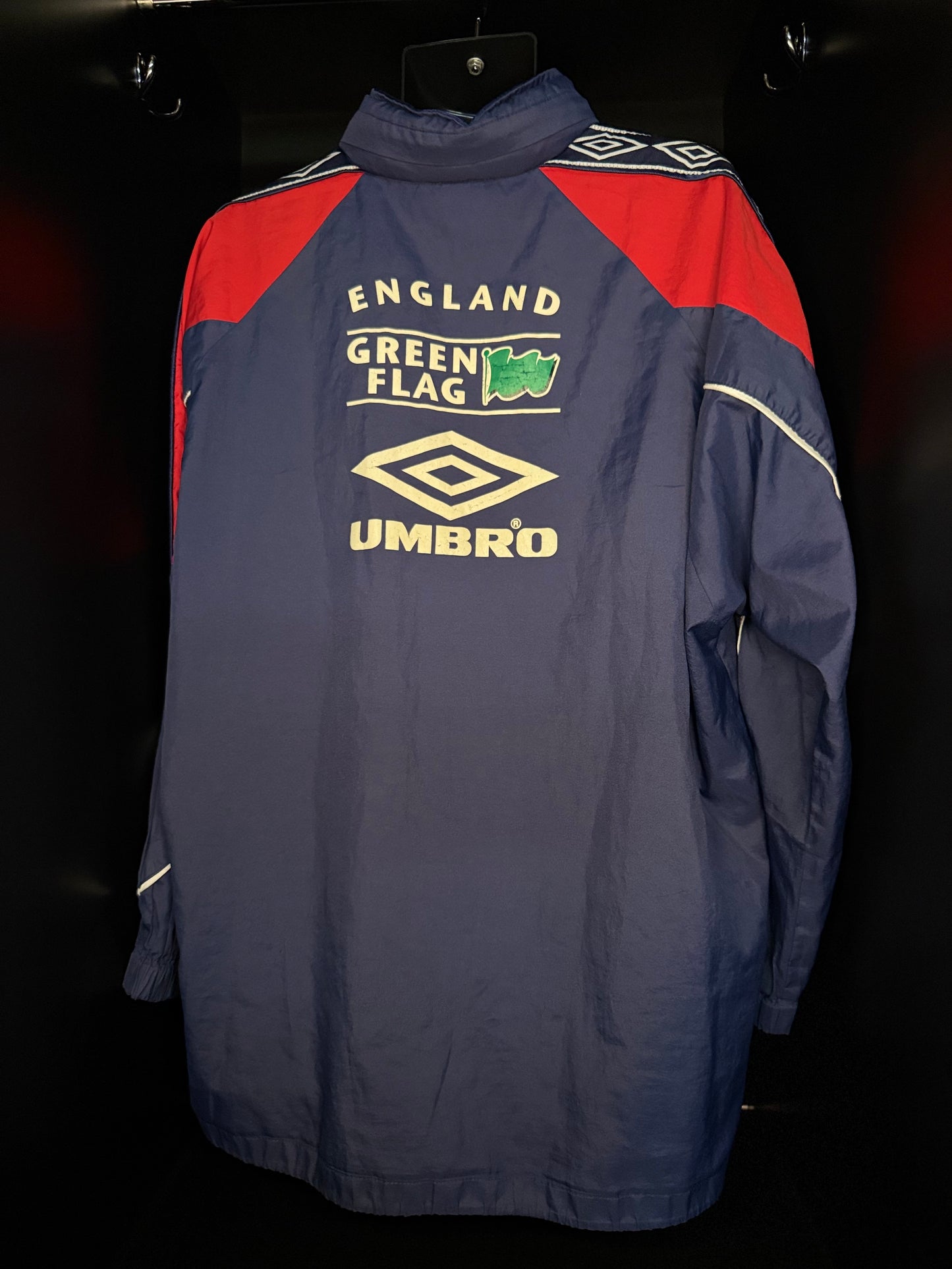 1995-1997 England JACKET Soccer Umbro Large Authentic