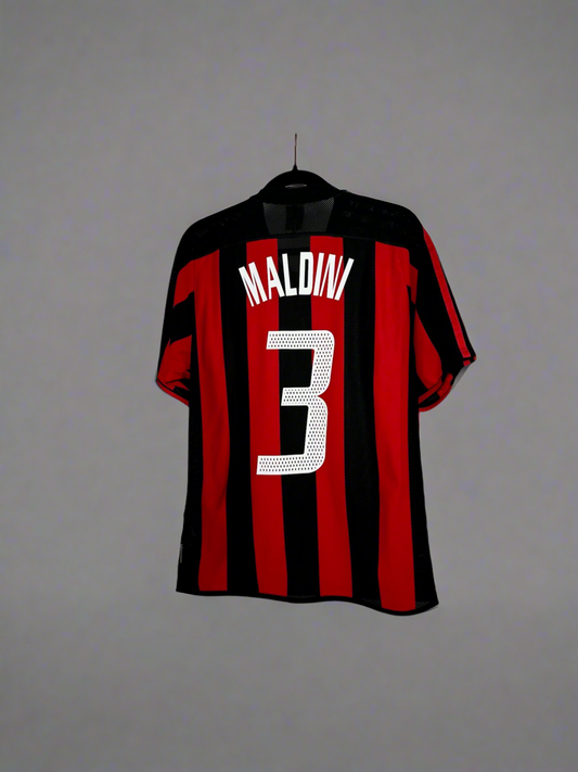 AC Milan Maldini #3 - adidas - 2003/2004 - HOME Kit