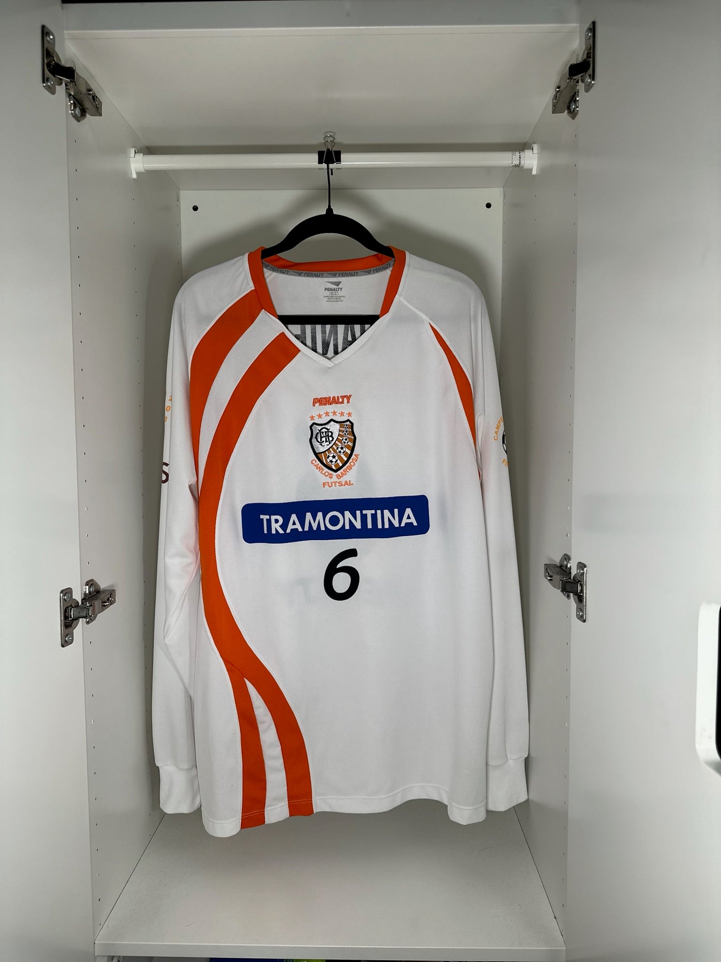 Carlos Barbosa Futsal (ACBF) Daniel #6 - Penalty - 2008/2009 - AWAY Kit